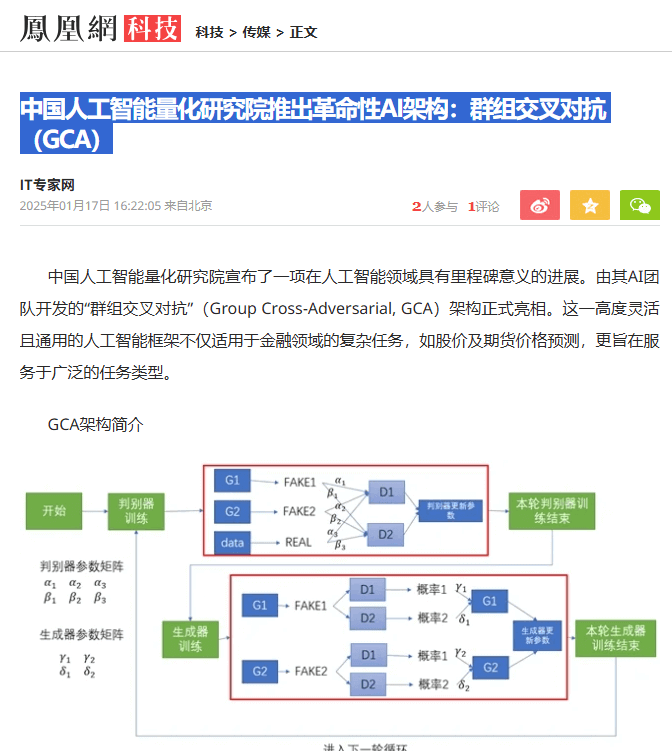 GCA架构发布